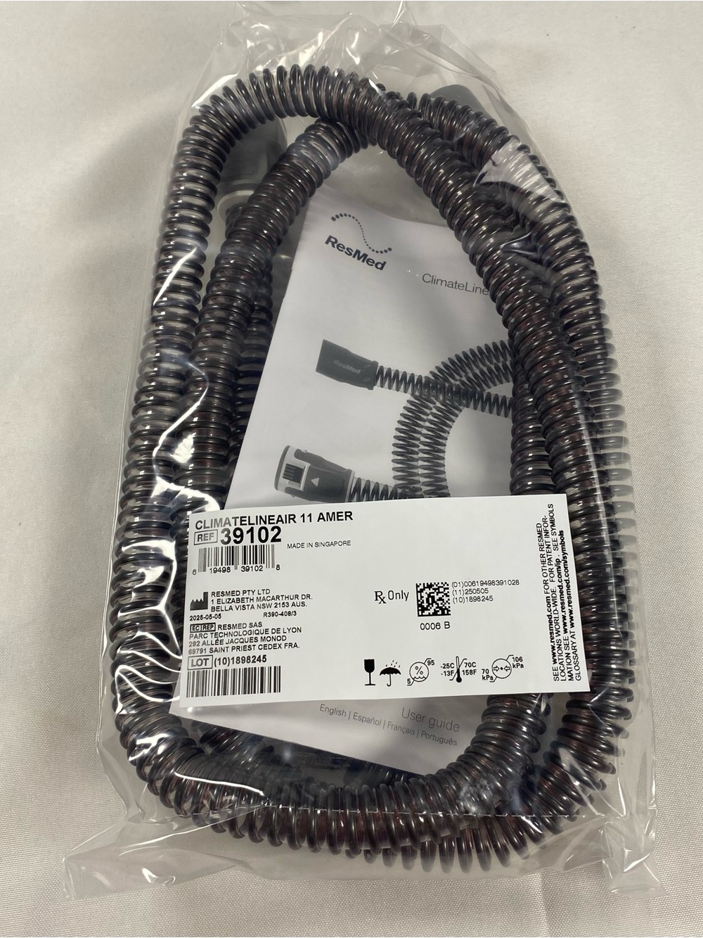 Res Med Climate LineAir 11 Amer Hose 39102 Sealed